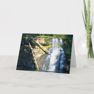 Upper North Falls, Silver Falls, Oregon Card