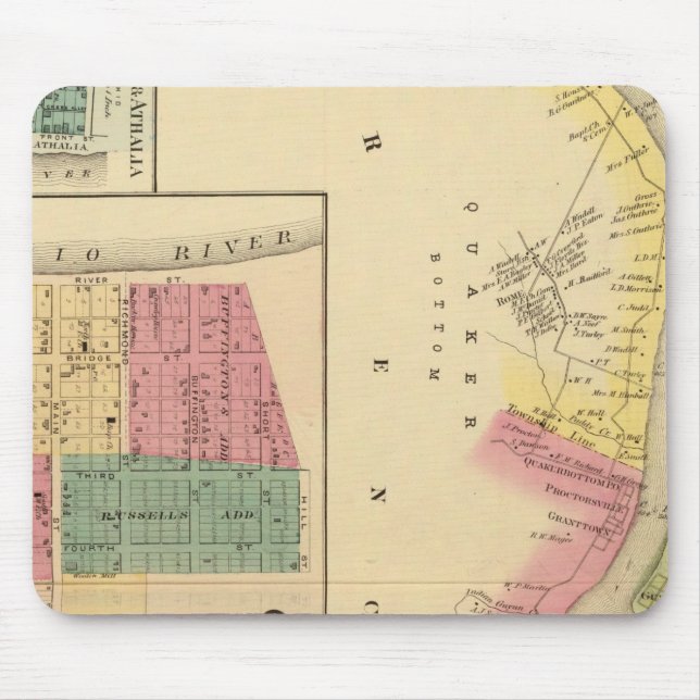 Upper Ohio River and Valley 4 Mouse Pad (Front)