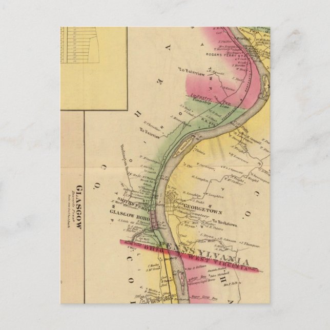 Upper Ohio River Postcard (Front)