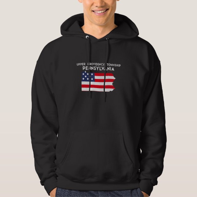 Upper Providence township Pennsylvania USA State A Hoodie (Front)