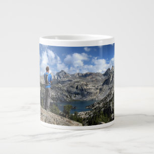 Upper Rae Lake and Painted Lady - John Muir Trail Large Coffee Mug