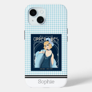 Upper Sides Retro Samsung  iPhone 15 Case