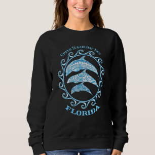 Upper Sugarloaf Key Florida Tribal Dolphins Ocean Sweatshirt