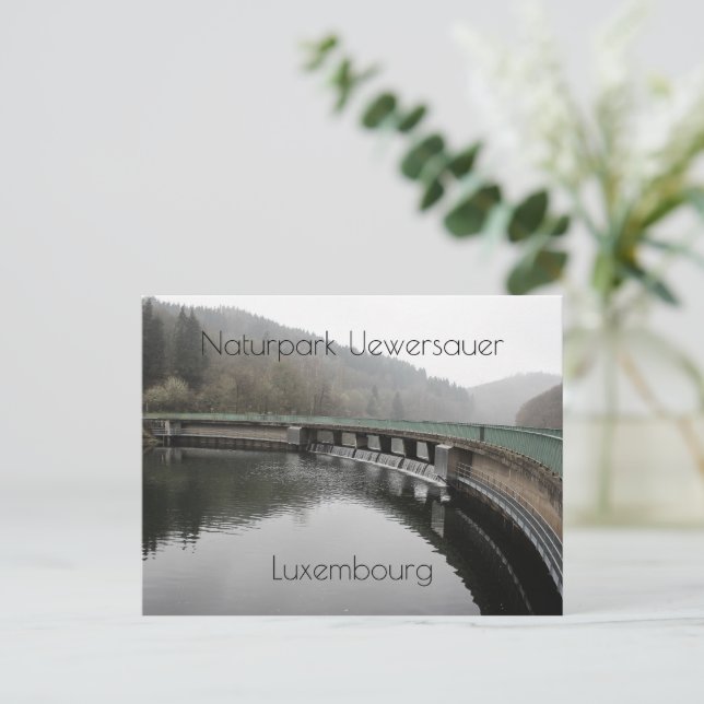 Upper Sure Natural Park, Luxembourg Postcard (Standing Front)