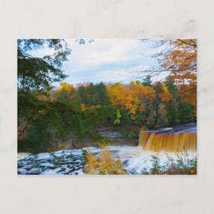Upper Tahquamenon Falls, Autumn, Michigan Postcard