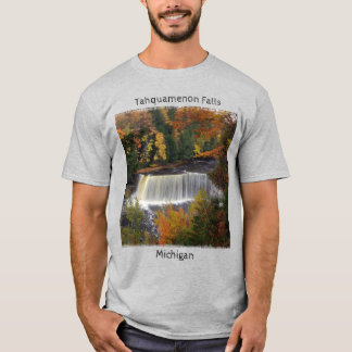 Upper Tahquamenon Falls fall shirt black lettering