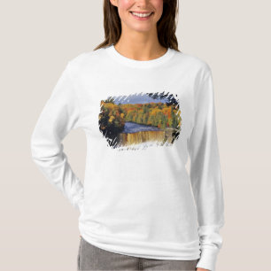 Upper Tahquamenon Falls in UP Michigan in autumn T-Shirt