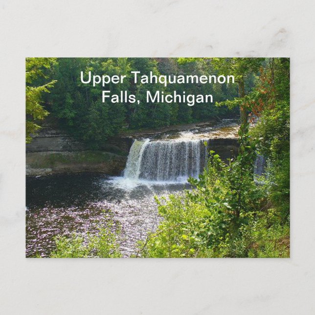 Upper Tahquamenon Falls, Michigan Postcard (Front)