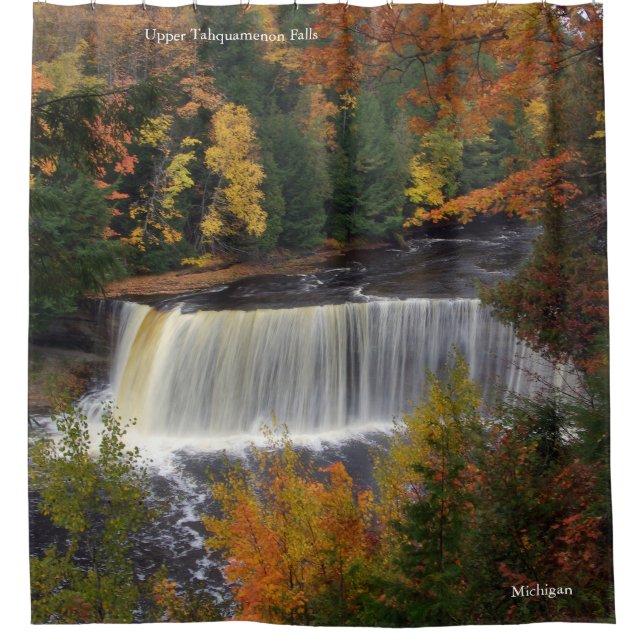 Upper Tahquamenon Falls shower curtain (Front)