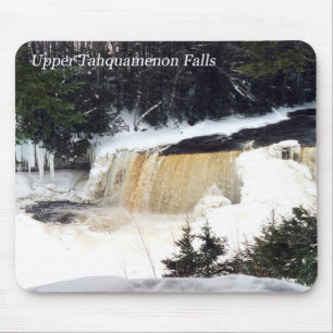 Upper Tahquamenon Falls winter mousepad