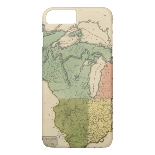 Upper Territories of the the United States Case-Mate iPhone Case (Back)