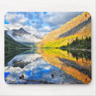 Upper Two Medicine Lake at Sunrise Mouse Pad