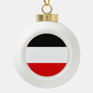 Upper Volta Ceramic Ball Christmas Ornament