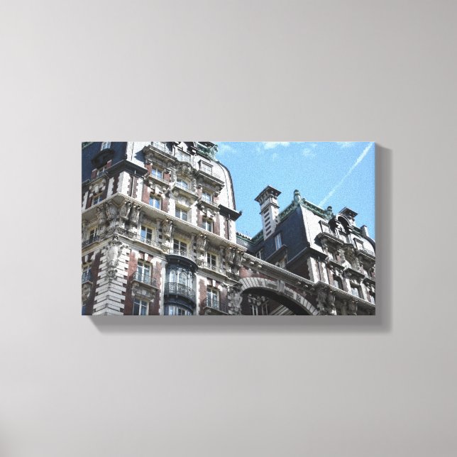 Upper West Side Apartment Building New York City Canvas Print (Front)