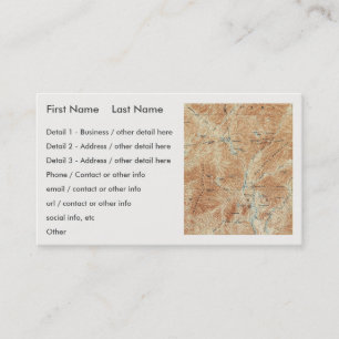 Upper Works, Tahawus Area, Adirondack High Peaks Business Card