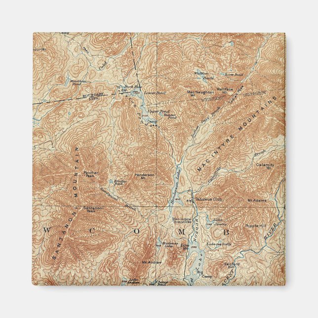 Upper Works, Tahawus Area, Adirondack High Peaks Magnet (Front)