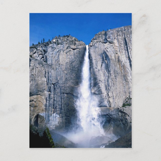 Upper Yosemite Falls, California, U.S.A. Postcard (Front)