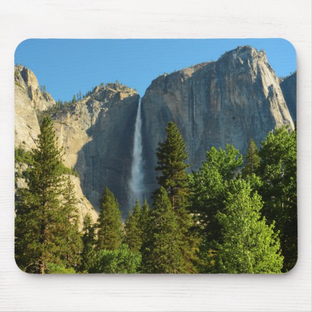 Upper Yosemite Falls, Merced River, Yosemite Mouse Pad (Front)