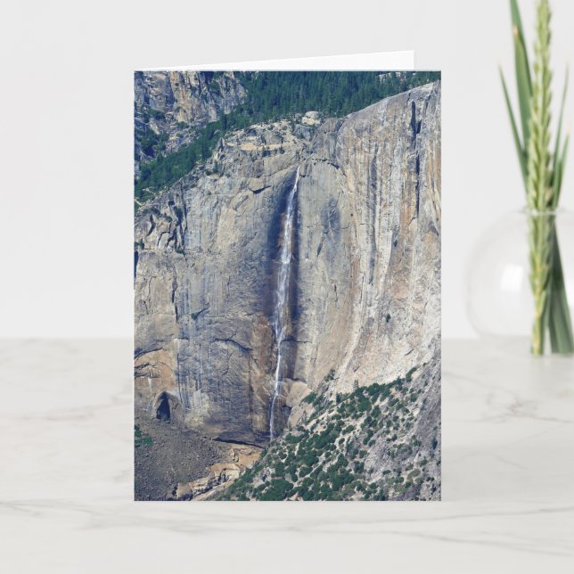 Upper Yosemite Falls, Yosemite National Park, CA Card (Front)