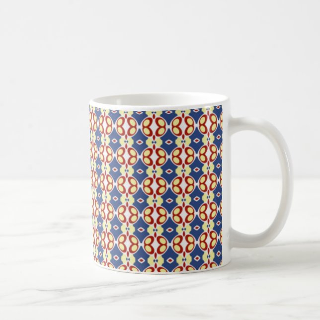Uppsala Scandinavian Pattern Coffee Mug (Right)