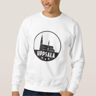 Uppsala Sweden City Skyline Cityscape Funny Gift Sweatshirt