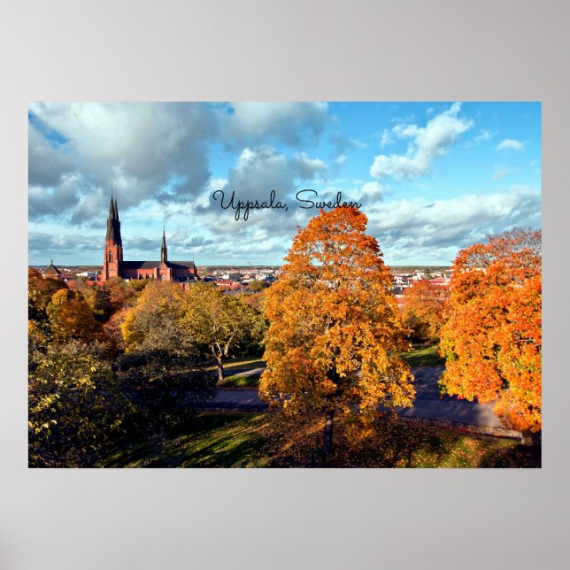 Uppsala, Sweden landscape Poster (Front)