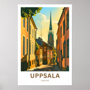 Uppsala Sweden Travel Print