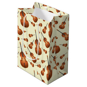 Upright Bass Musician Music Teacher Jazz Band Medium Gift Bag