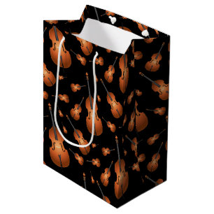 Upright Bass Musician Music Teacher Jazz Band Medium Gift Bag