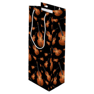Upright Bass Musician Music Teacher Jazz Band Wine Gift Bag