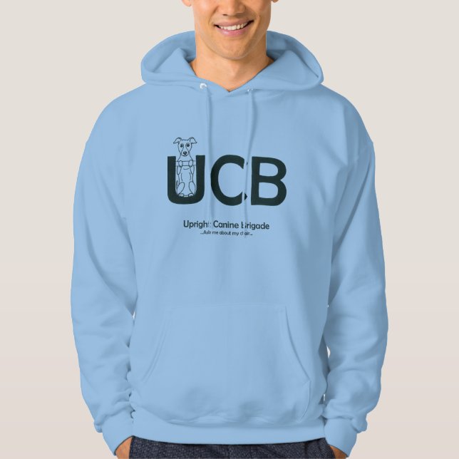 Upright Canine Brigade Hoodie Sweatshirt (Front)
