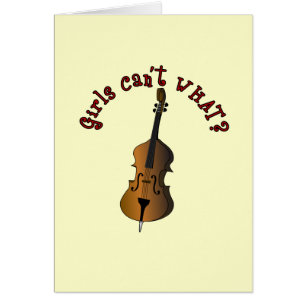 Upright String Double Bass Player