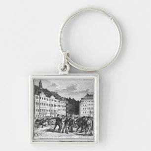 Uprising in Dresden Key Ring