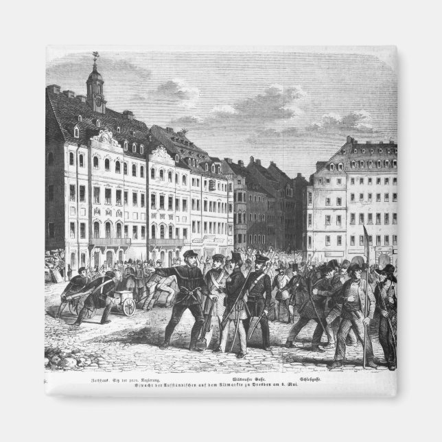 Uprising in Dresden Magnet (Front)