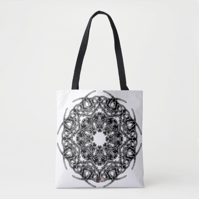 Uprising Octa Glyph Tote Bag (Front)