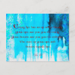 Ups and Downs Postcard