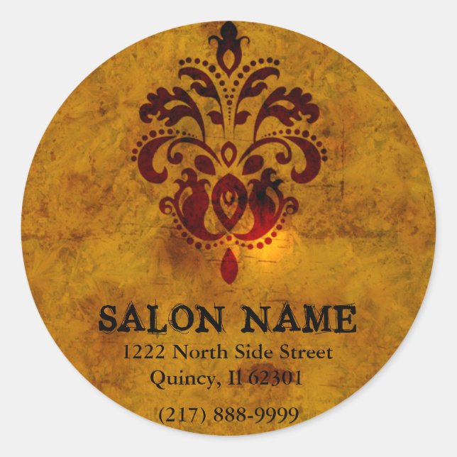 Upscale Business Sticker (Front)