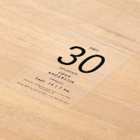 Upscale Dirty 30 Let's Party Birthday