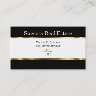 Upscale Real Estate Broker Business Card