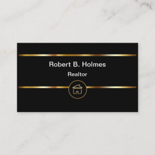 Upscale Realtor Business Cards