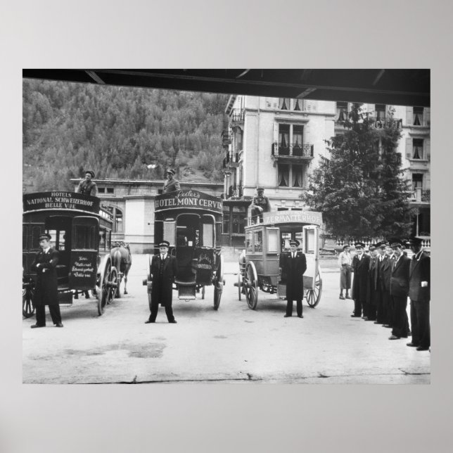 Upscale Taxis: 1954 Poster (Front)