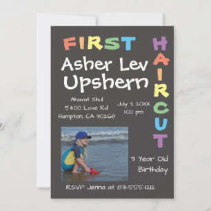 upshern upshernish upsherin invitations invitation