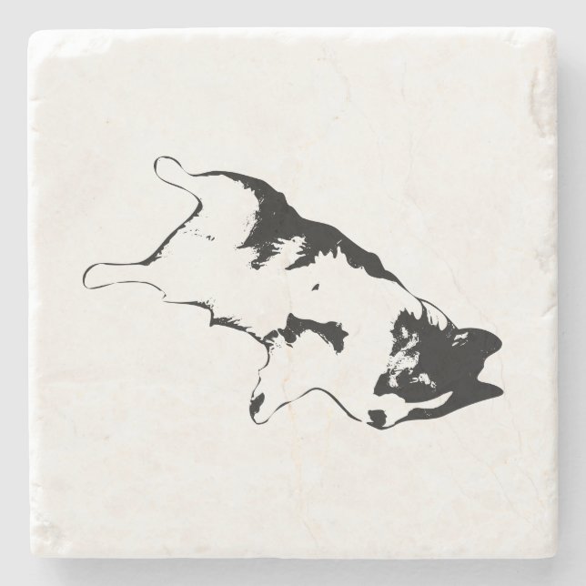 Upside-Down Charm Stone Coaster (Front)