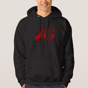 Upside Down Cow It Doesn't Need To Make Sense Hoodie