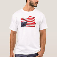 Upside Down Flag In Distress T-Shirt T-Shirt