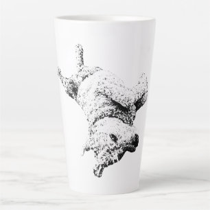 Upside-Down Joy  Latte Mug