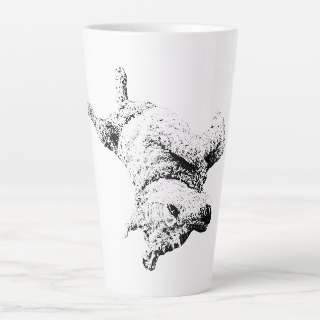 Upside-Down Joy  Latte Mug (Front)