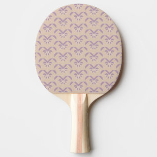 Upside down lavender pattern ping pong paddle