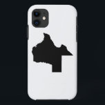 Upside Down Map of Texas iPhone 11 Case<br><div class="desc">Draw attention with this Upside Down Map of Texas. The map of Texas is shown in solid black without any text and rotated 180 degrees to appear upside down: south is up and north is down. This reversed orientation of the Texas map will make a statement and maybe even startle...</div>