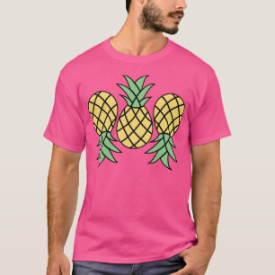 Upside Down Pineapple Art T-Shirt